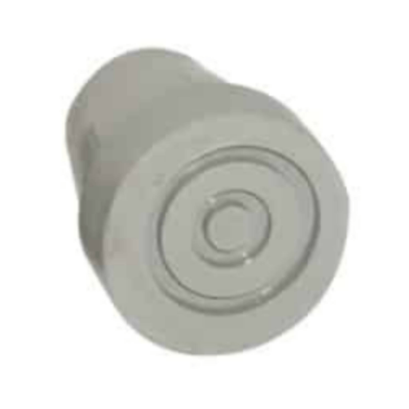 Grey Crutch Tip Replacement - 22mm Diameter - Aged Care & Medical