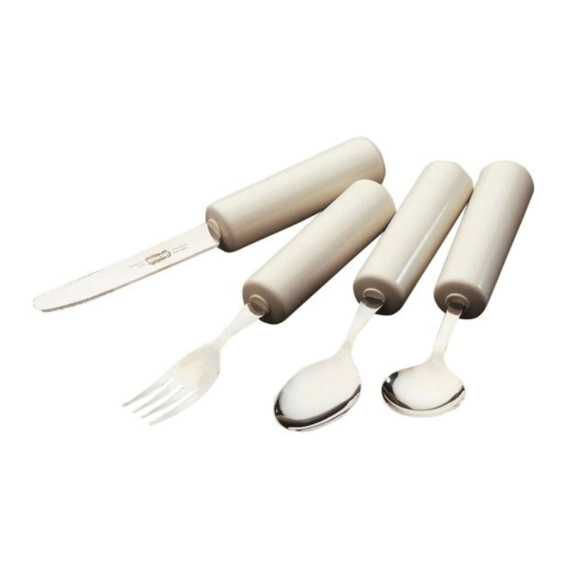 Homecraft Queens Cutlery Set, with Knife, Fork, Spoon and Junior Spoon - Aged Care & Medical