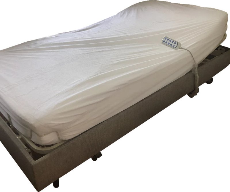 Icare Bed Long Single - Stone (includes mattress) - Ex Rental - Aged Care & Medical