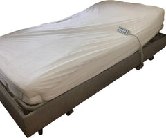 Icare Bed Long Single - Stone (includes mattress) - Ex Rental - Aged Care & Medical