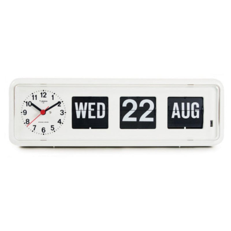 Jadco Long Calendar Clock - Aged Care & Medical