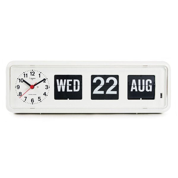 Jadco Long Calendar Clock - Aged Care & Medical