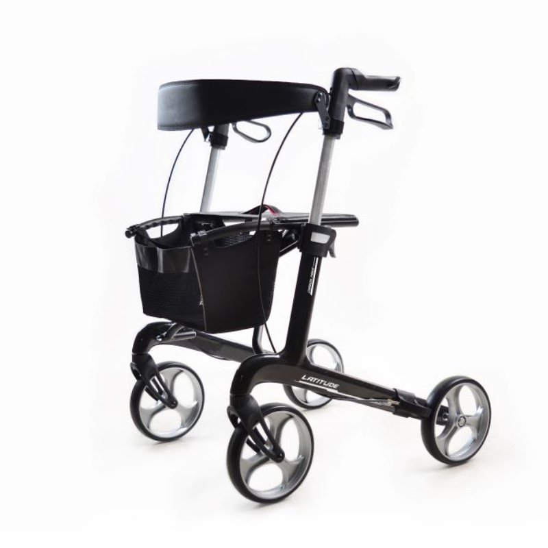 Latitude Carbon Fibre Rollator - Aged Care & Medical - Rollator - PCP - shipping - wide - Melbourne - Australia - incontinence - aids - wheelchair - for - hire - wheelchair - for - rental - bariatric - chair - sit - to - stand - eq