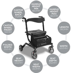 Forward Thinker Lightweight Mobility Walker - Aged Care & Medical