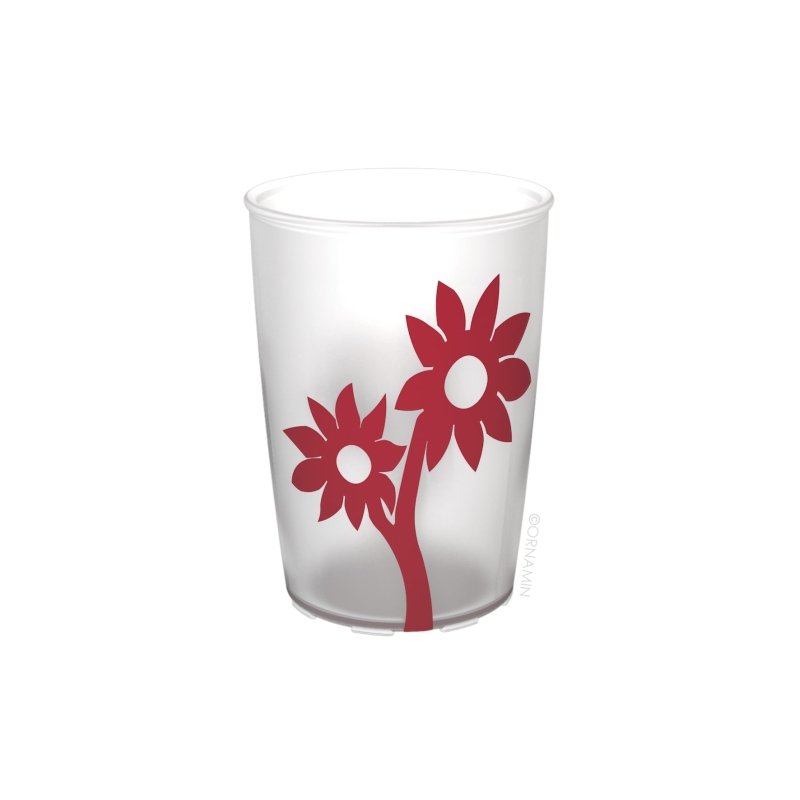 Ornamin Non - Slip Cups - Flowers - Aged Care & Medical