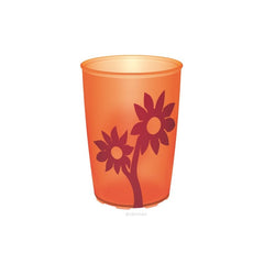 Ornamin Non - Slip Cups - Flowers - Aged Care & Medical