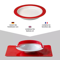 Ornamin Plate with Sloped Base (27cm) - Aged Care & Medical