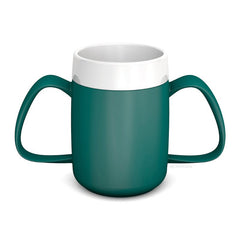 Ornamin Two Handled Mug with Internal Cone - Aged Care & Medical - Eating & Drinking Aids - Ornamin - shipping - wide - Melbourne - Australia - incontinence - aids - wheelchair - for - hire - wheelchair - for - rental - bariatric - chair - sit - to - stand - eq