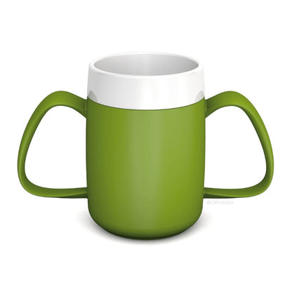Ornamin Two Handled Mug with Internal Cone | Thermal Drinking Aid |Aged Care & Medical Ornamin Two Handled Mug with Internal Cone | Thermal Drinking Aid |Aged Care & Medical