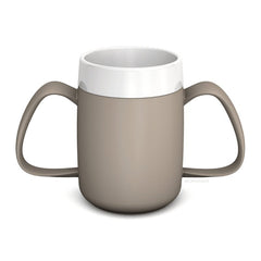 Ornamin Two Handled Mug with Internal Cone - Aged Care & Medical - Eating & Drinking Aids - Ornamin - shipping - wide - Melbourne - Australia - incontinence - aids - wheelchair - for - hire - wheelchair - for - rental - bariatric - chair - sit - to - stand - eq