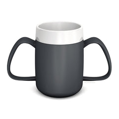 Ornamin Two Handled Mug with Internal Cone - Aged Care & Medical - Eating & Drinking Aids - Ornamin - shipping - wide - Melbourne - Australia - incontinence - aids - wheelchair - for - hire - wheelchair - for - rental - bariatric - chair - sit - to - stand - eq