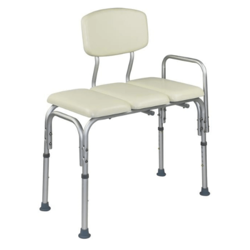 Padded Seat Bath Transfer Bench - Aged Care & Medical