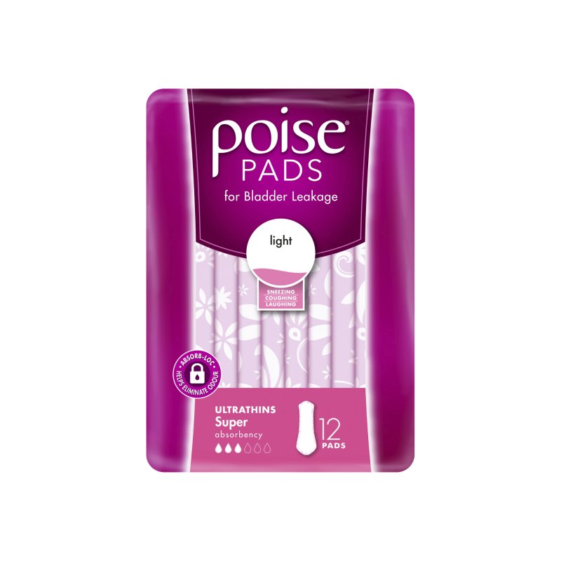 Poise Active Ultrathin Pads - Super - Aged Care & Medical