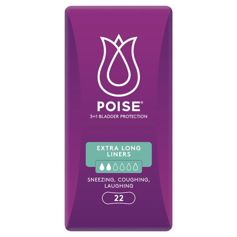 Poise Liners Extra Long - Aged Care & Medical