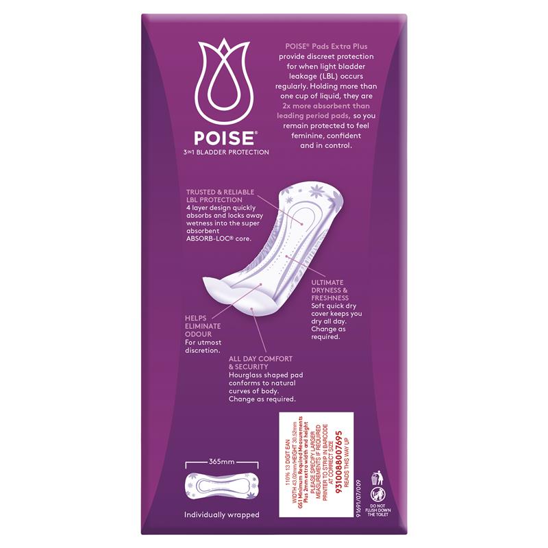 Poise Pads Extra Plus - Aged Care & Medical