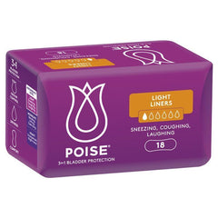 Poise Panty Liners - Light - Aged Care & Medical