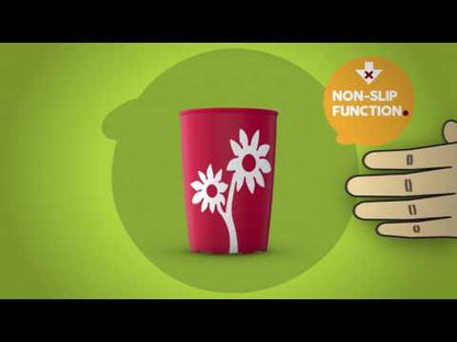 Ornamin Non-Slip Cup - Flowers