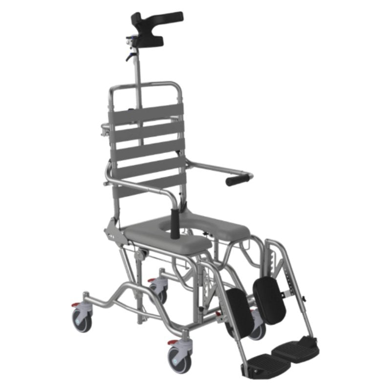 Rental - Aspire Tilt & Recline Shower Commode - 460mm wide (Per Week, Minimum 2 Week Hire) - Aged Care & Medical - Seating - Aspire - shipping - wide - Melbourne - Australia - incontinence - aids - wheelchair - for - hire - wheelchair - for - rental - bariatric - chair - sit - to - stand - eq