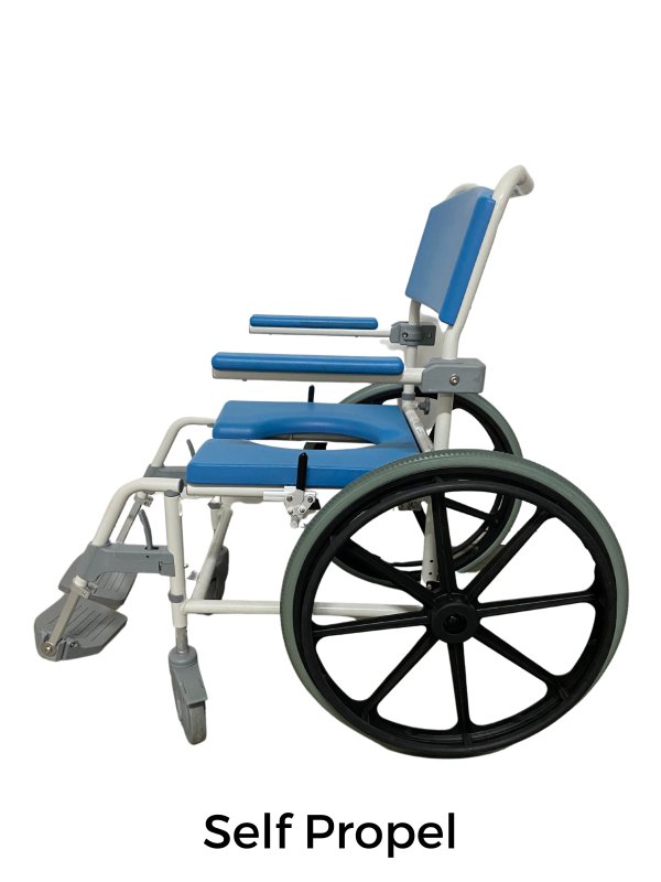 Rental - Drive Aston Mobile Shower Commode - Self Propel ONLY - Aged Care & Medical