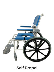 Rental - Drive Aston Mobile Shower Commode - Self Propel ONLY - Aged Care & Medical