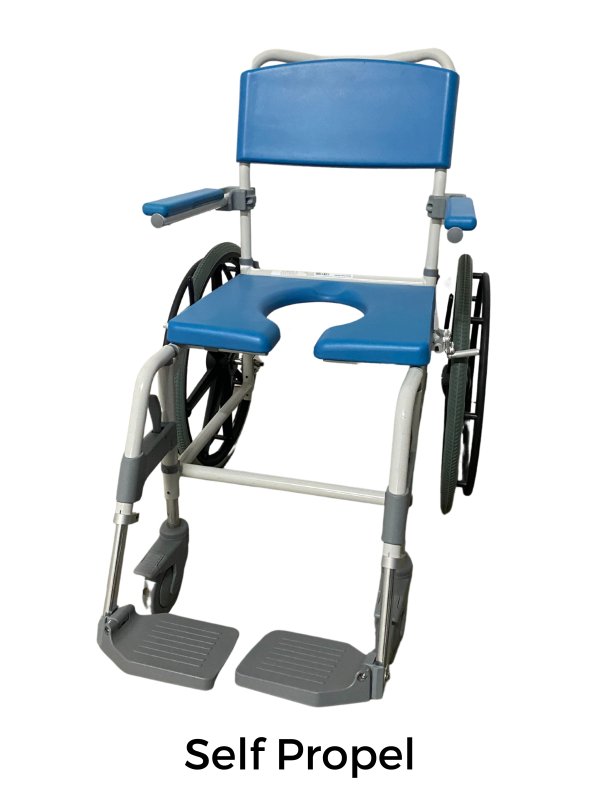 Rental - Drive Aston Mobile Shower Commode - Self Propel ONLY - Aged Care & Medical