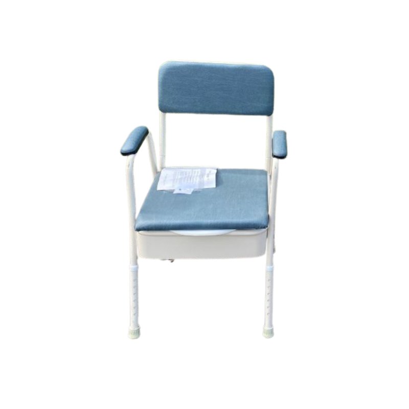 Rental - Deluxe Bedside Commode, Blue (Per Week, Minimum 2 Week Hire) - Aged Care & Medical - Rentals - Melbourne - Aged Care & Medical - shipping - wide - Melbourne - Australia - incontinence - aids - wheelchair - for - hire - wheelchair - for - rental - bariatric - chair - sit - to - stand - eq