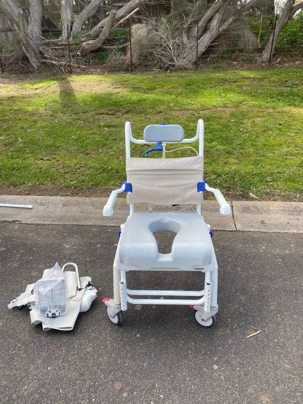 Rental - INVACARE AQUATECH Tilt In Space Shower Commode (Per Week, Minimum 2 Week Hire) - Aged Care & Medical