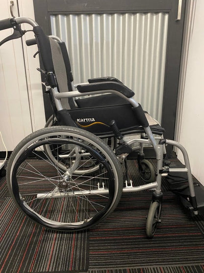 Rental - KARMA S - Ergo 100 Self Propel 18'' Wheelchair (Per Week, Minimum 2 Week Hire) - Aged Care & Medical