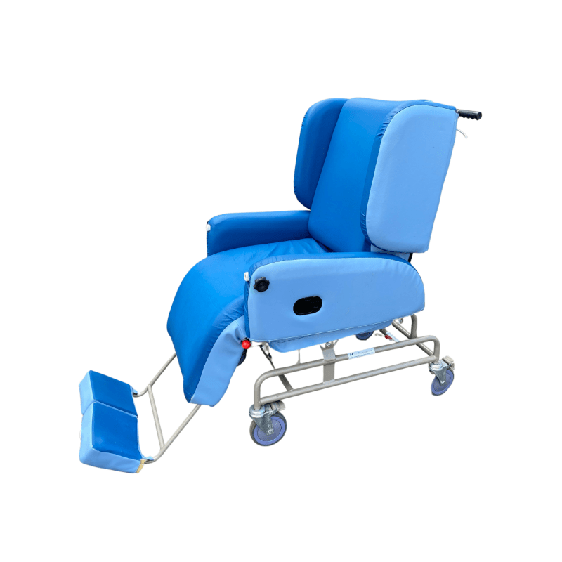 Rental - KCARE Princess Chair With Footrests - Two Tone/Blue (4 Week Hire) - Aged Care & Medical