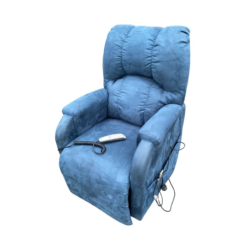 Rental - Pride C1 Single Motor Lift Chair - Artic Blue - Aged Care & Medical