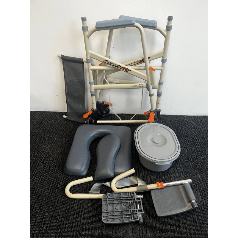 Commode Hire Shower Buddy Eco Traveller Fold-Away Commode Rental | Hire Commode ...