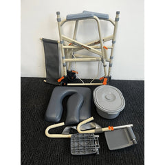 Rental - Shower Buddy Eco Traveller fold - away Commode - Aged Care & Medical