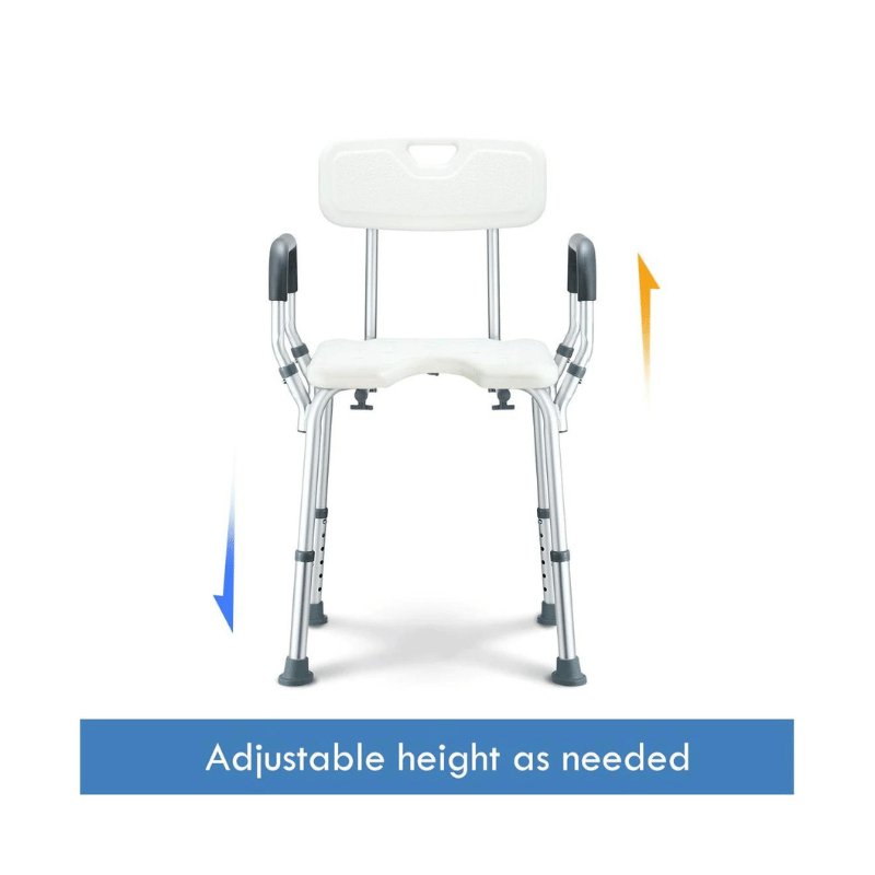 Rental - Shower Chair with Backrest - Aged Care & Medical