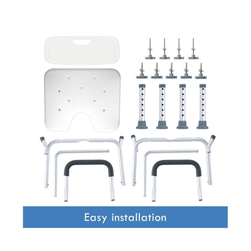 Rental - Shower Chair with Backrest - Aged Care & Medical