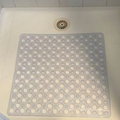 Shower Mat - Transparent (540mm x 520mm) - Aged Care & Medical