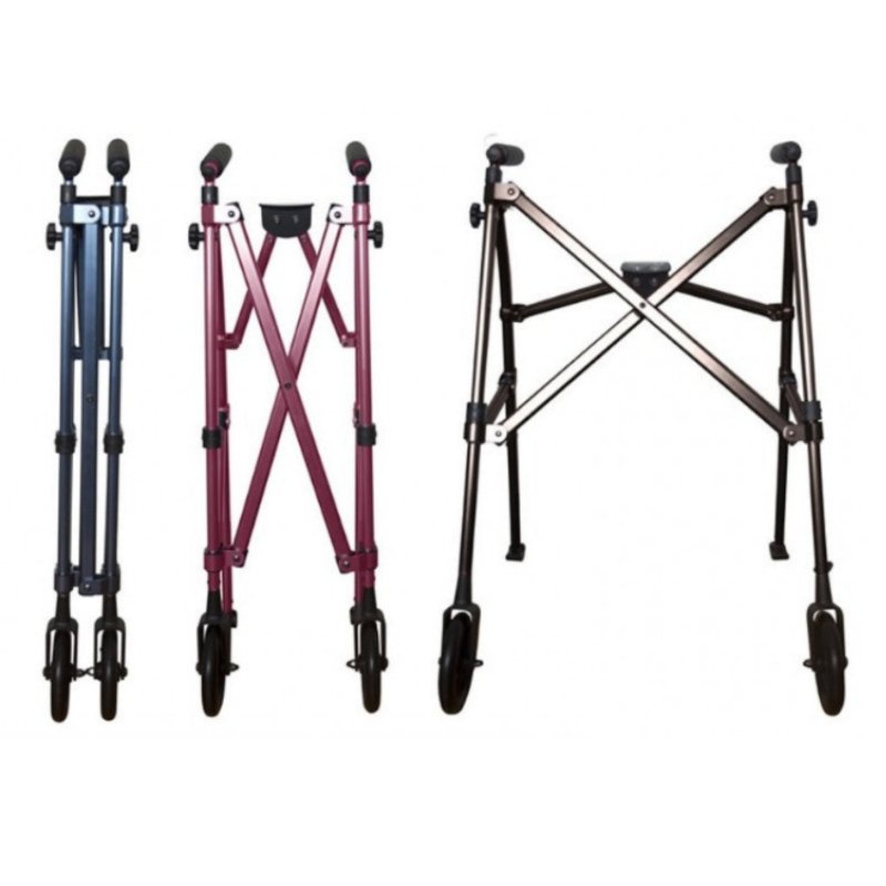 Space Saver Walker (front wheels no swivel, inc back skis) - Aged Care & Medical