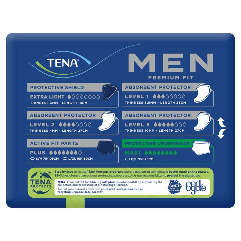 Tena for Men Level 4 Pants - 8 Pack - Aged Care & Medical