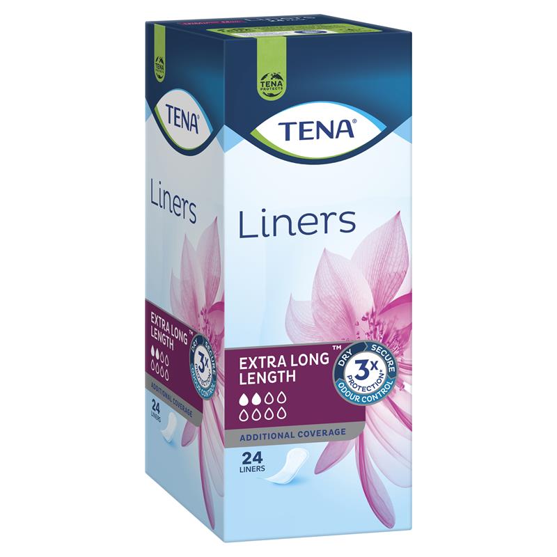 Tena Liners - Extra Long Length - 24 Pack - Aged Care & Medical - Incontinence Liners - Tena - shipping - wide - Melbourne - Australia - incontinence - aids - wheelchair - for - hire - wheelchair - for - rental - bariatric - chair - sit - to - stand - eq