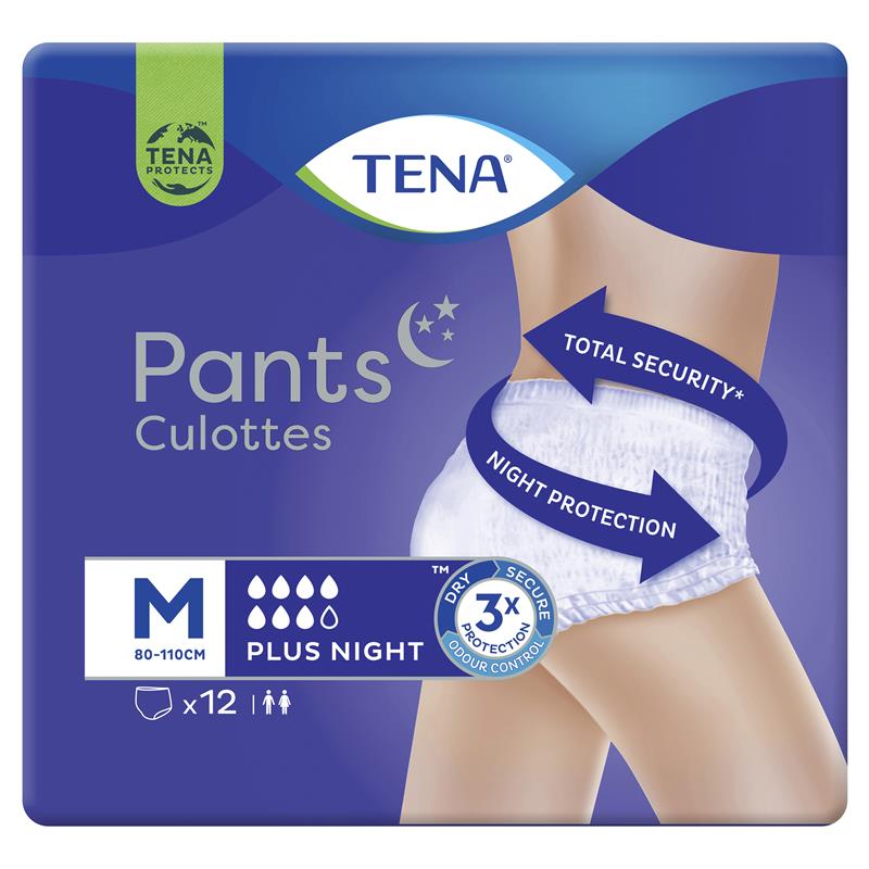 Tena Pants Night - 12 Pack - Aged Care & Medical - Incontinence Pull - Up Pants - Tena - shipping - wide - Melbourne - Australia - incontinence - aids - wheelchair - for - hire - wheelchair - for - rental - bariatric - chair - sit - to - stand - eq