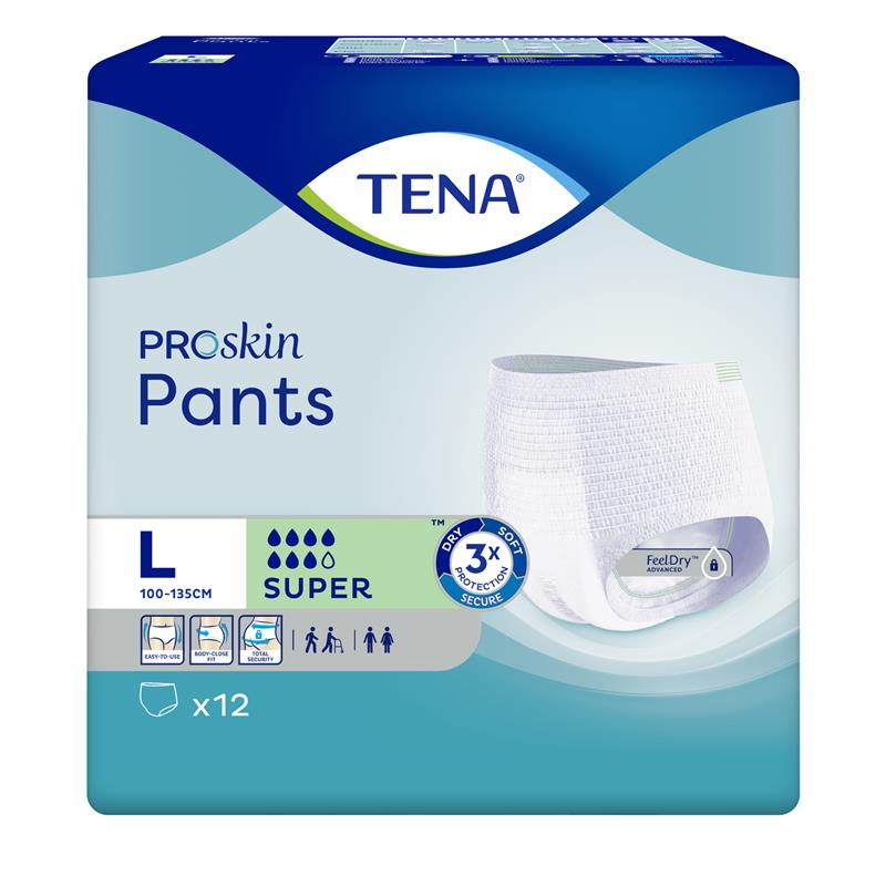 Tena Pants ProSkin Super - 7 Drops - Aged Care & Medical