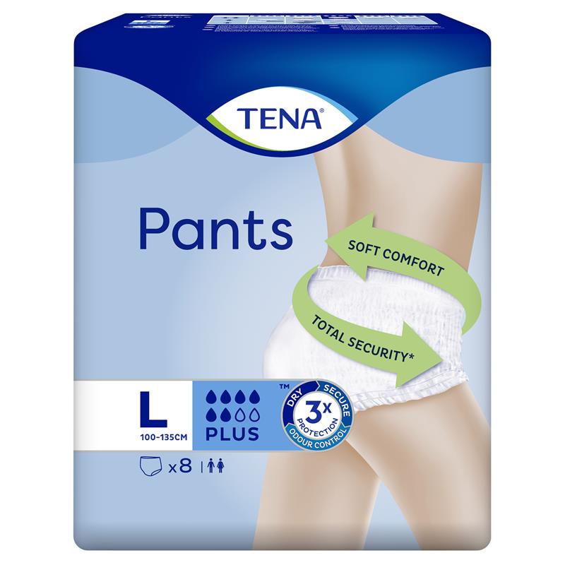 Tena ProSkin Pants Plus - 6 drops - Aged Care & Medical - Incontinence Pants - Tena - shipping - wide - Melbourne - Australia - incontinence - aids - wheelchair - for - hire - wheelchair - for - rental - bariatric - chair - sit - to - stand - eq