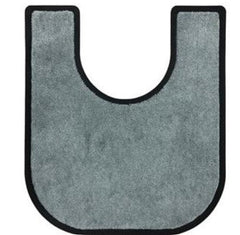 TOILET SURROUND MAT, 74x66cm WITH CUT OUT, Dove Grey - Aged Care & Medical