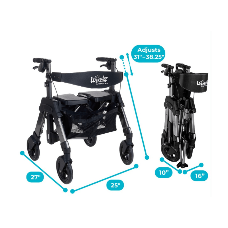 Wonder Rollator - Heavy Duty (Bariatric) - Aged Care & Medical