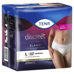 Tena Pants Womens Discreet - Normal - Low Waist - Blanc - 7 Drops
