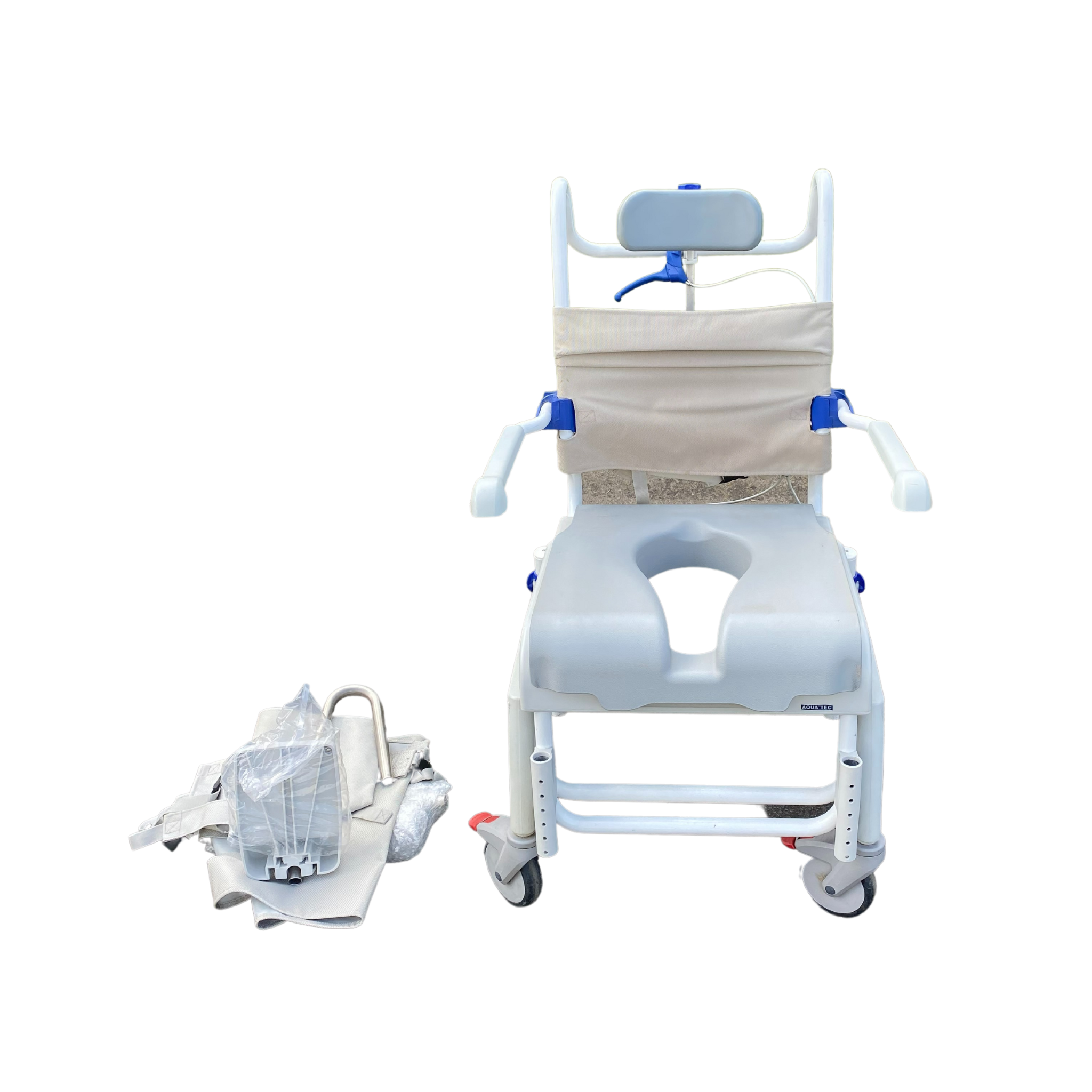 Rental - Aquatec Commode - Tilt In Space Transit from Aged Care and Medical - Commode for Hire for Aged Care