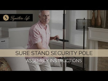 Signature Life - Sure Stand Pole, Graphite